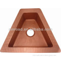 Taper copper bar sinks